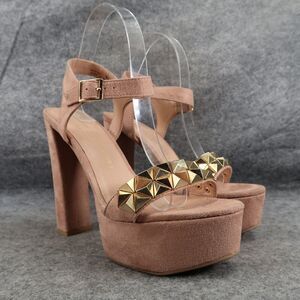 Chinese Laundry Shoes Womens 8 Sandals Platform Block Heel Studded Strap Fashion